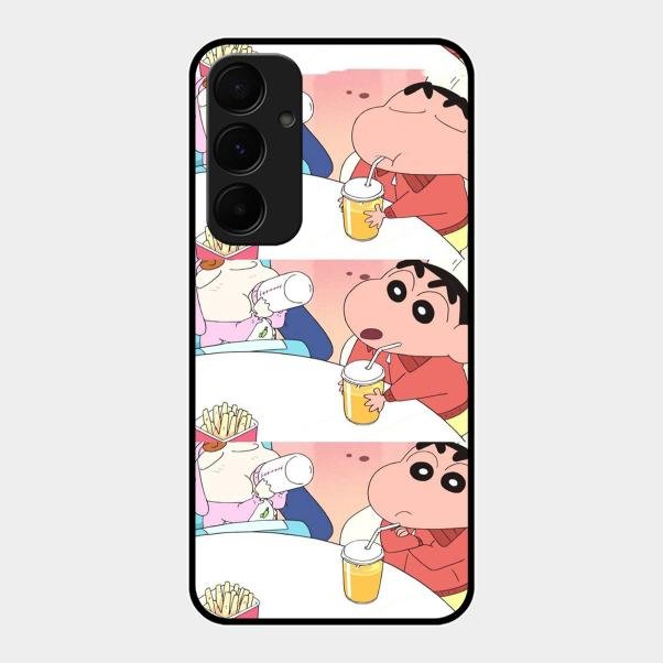 Crazy Cartoon Glass Case Cover For Samsung - ShopOnCliQ