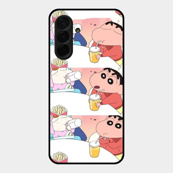 Crazy Cartoon Glass Case Cover For Samsung - ShopOnCliQ