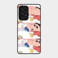 Crazy Cartoon Glass Case Cover For Samsung Galaxy A53 5G