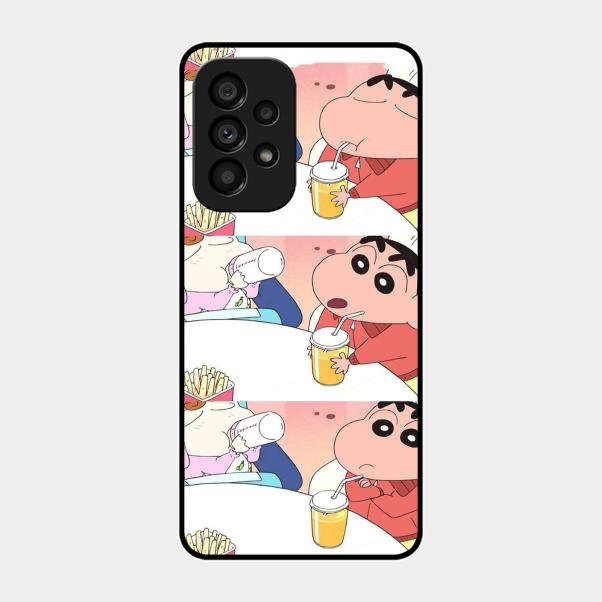 Crazy Cartoon Glass Case Cover For Samsung Galaxy A53 5G