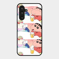 Crazy Cartoon Glass Case Cover For Samsung Galaxy F36 5G