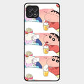Crazy Cartoon Glass Case Cover For Samsung Galaxy F42 5G