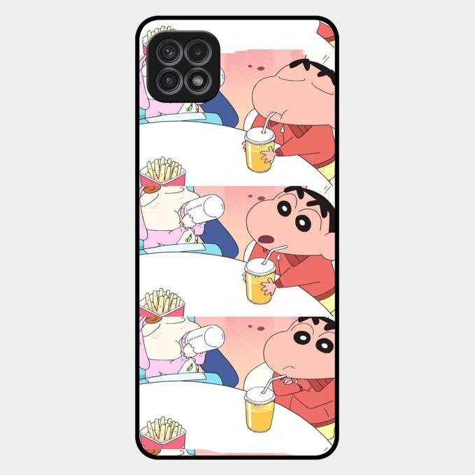 Crazy Cartoon Glass Case Cover For Samsung Galaxy F42 5G