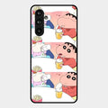 Crazy Cartoon Glass Case Cover For Samsung Galaxy F54 5G