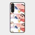 Crazy Cartoon Glass Case Cover For Samsung Galaxy M35 5G