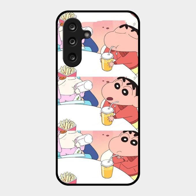 Crazy Cartoon Glass Case Cover For Samsung Galaxy M36 5G