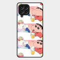 Crazy Cartoon Glass Case Cover For Samsung Galaxy M53 5G