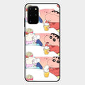 Crazy Cartoon Glass Case Cover For Samsung Galaxy S20 Plus