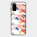 Crazy Cartoon Glass Case Cover For Samsung Galaxy S20