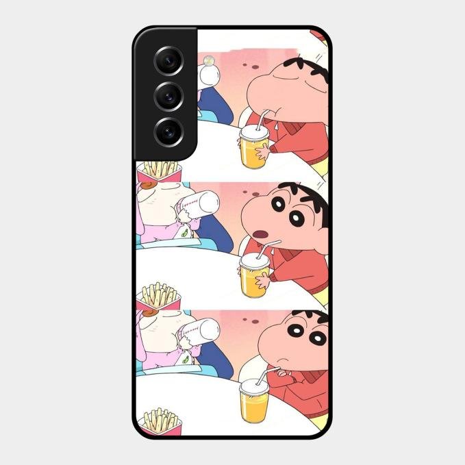 Crazy Cartoon Glass Case Cover For Samsung - ShopOnCliQ