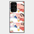 Crazy Cartoon Glass Case Cover For Samsung Galaxy S22 Ultra 5G
