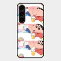 Crazy Cartoon Glass Case Cover For Samsung Galaxy S23 5G