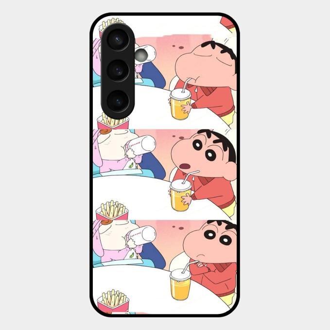 Crazy Cartoon Glass Case Cover For Samsung - ShopOnCliQ