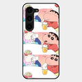 Crazy Cartoon Glass Case Cover For Samsung Galaxy S23 Plus 5G