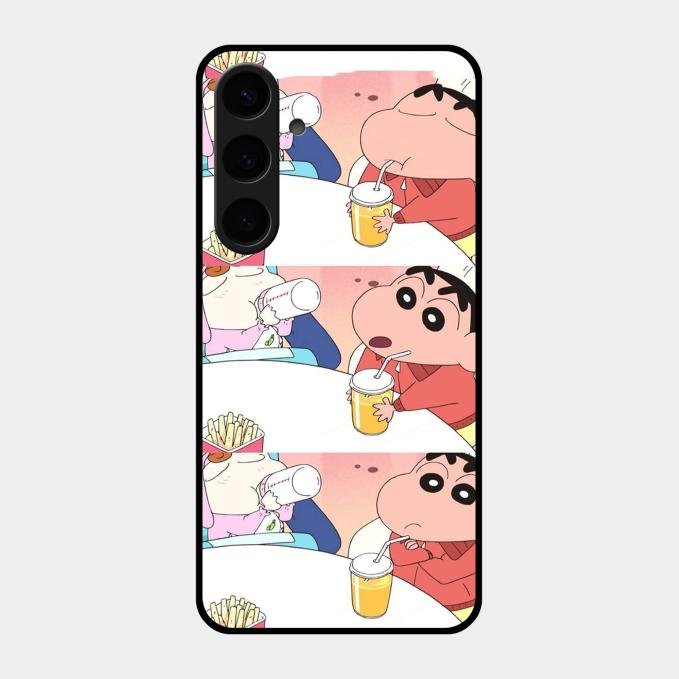 Crazy Cartoon Glass Case Cover For Samsung Galaxy S24 Plus 5G