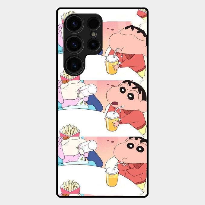 Crazy Cartoon Glass Case Cover For Samsung - ShopOnCliQ