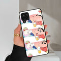 Crazy Cartoon Glass Case Cover For Samsung Galaxy A42 5G