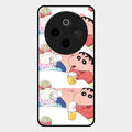 Crazy Cartoon Glass Case Cover For Vivo T4 5G