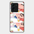 Crazy Cartoon Glass Case Cover For Vivo V25 Pro 5G