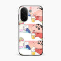 Crazy Cartoon Glass Case Cover For Vivo V60e 5G