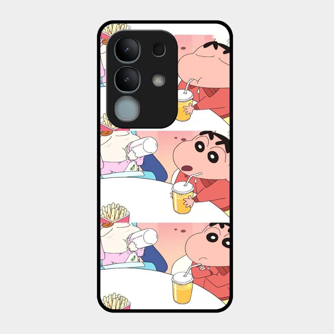 Crazy Cartoon Glass Case Cover For Vivo Y31 Pro 5G