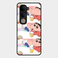 Crazy Cartoon Glass Case Cover For Vivo Y400 5G
