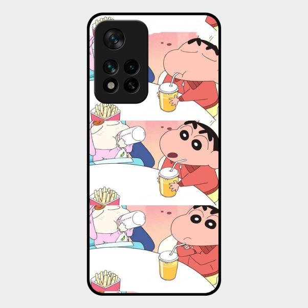 Crazy Cartoon Glass Case Cover For Xiaomi 11I 5G