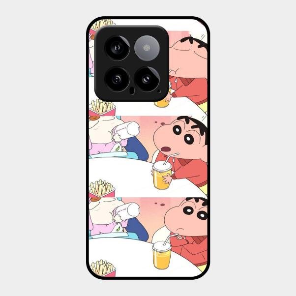 Crazy Cartoon Glass Case Cover For Xiaomi 14 5G