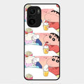 Crazy Cartoon Glass Case Cover For Xiaomi Mi 11X 5G