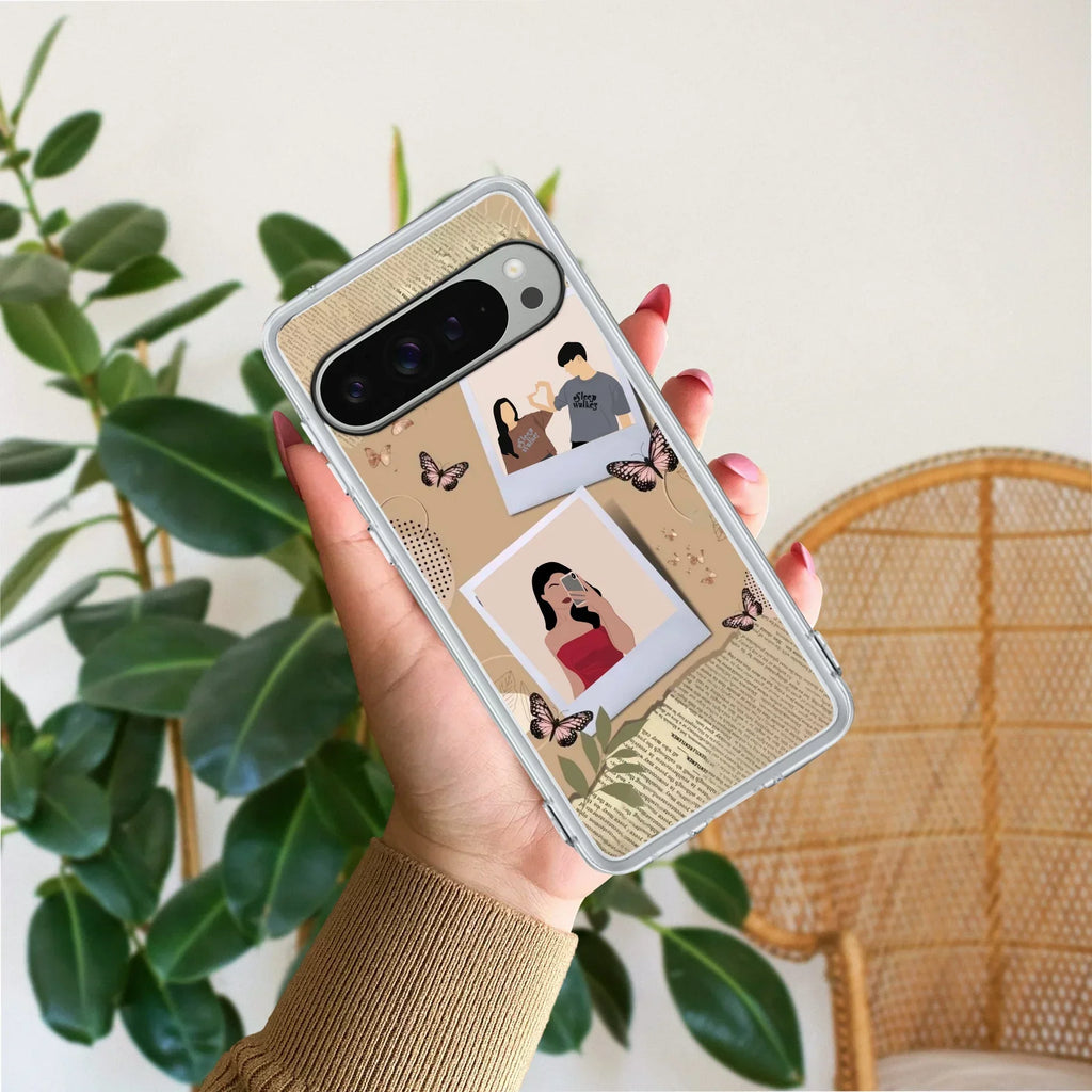 Creatistic Personlised  Photo Transparent Silicon Case For Google Pixel 10 Pro