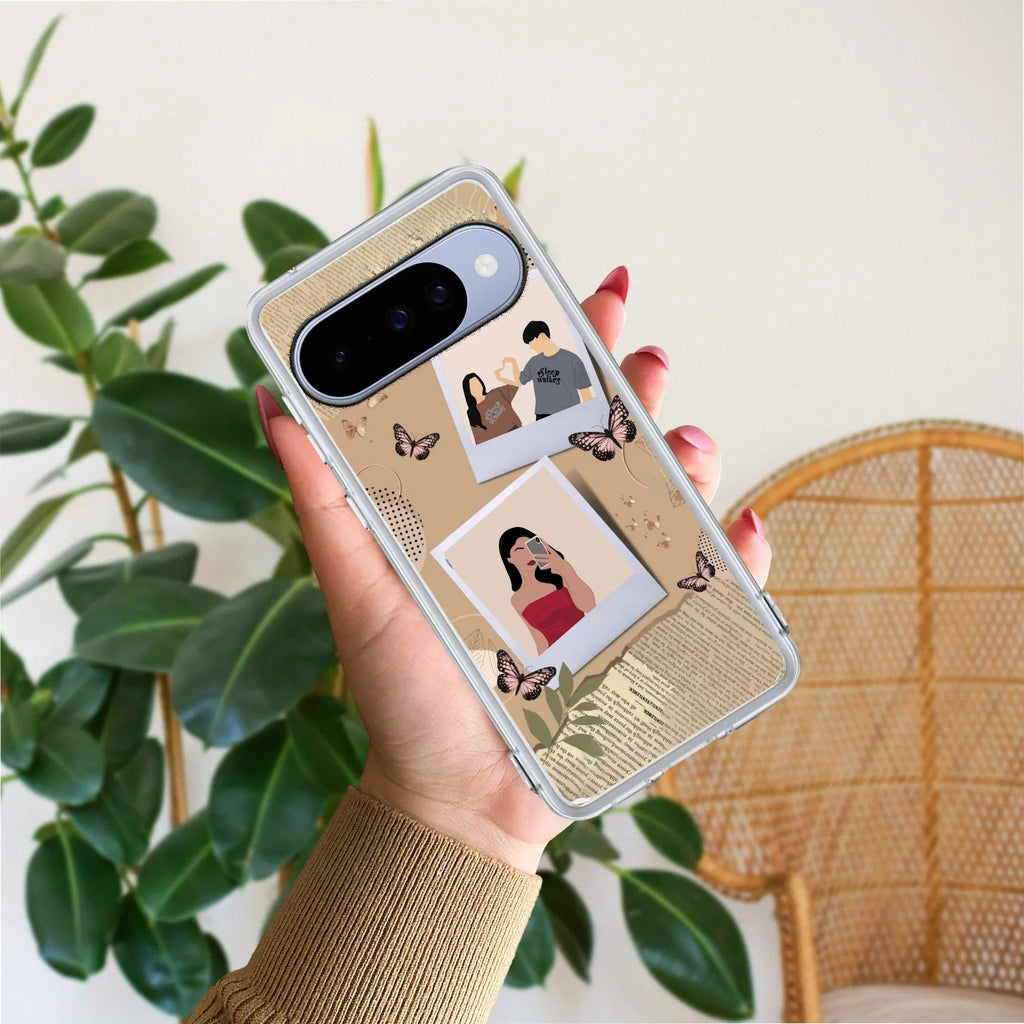 Creatistic Personlised  Photo Transparent Silicon Case For Google Pixel 10