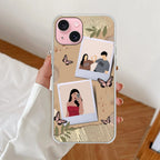 Creatistic Personlised  Photo Anti Yellow Clear Case For iPhone 14 Plus