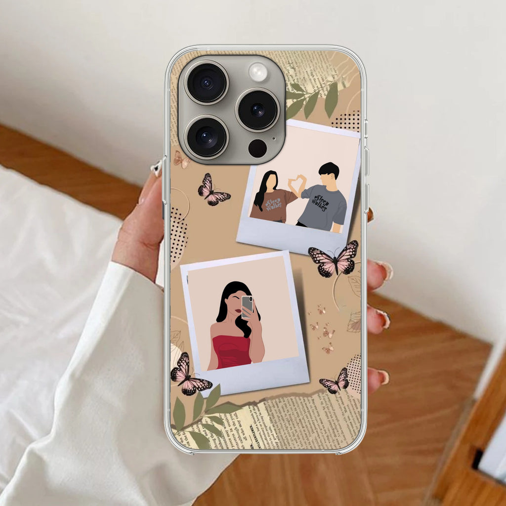 Creatistic Personlised  Photo Anti Yellow Clear Case For iPhone 16 Pro
