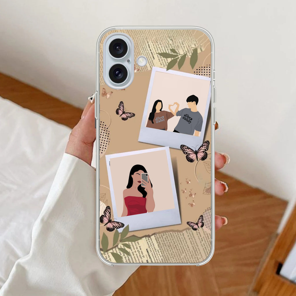 Creatistic Personlised  Photo Anti Yellow Clear Case For iPhone 16