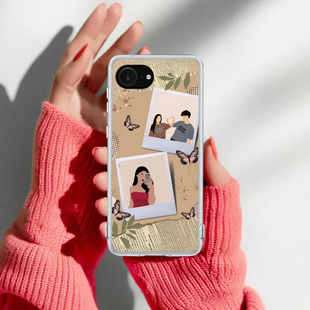 Creatistic Personlised  Photo Transparent Silicon Case For  iPhoneiPhone 16e