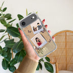 Creatistic Personlised  Photo Transparent Silicon Case For  iPhoneiPhone 13