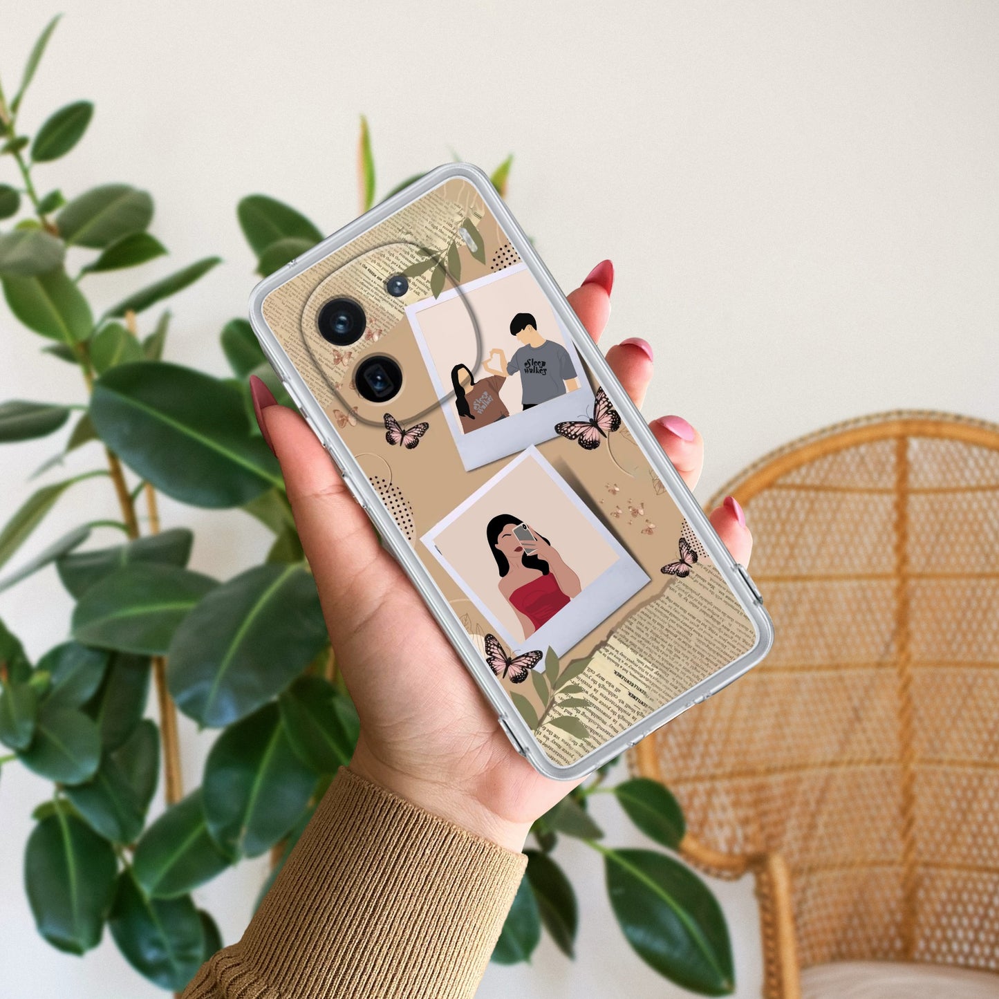 Creatistic Personlised  Photo Transparent Silicon Case For iQOO