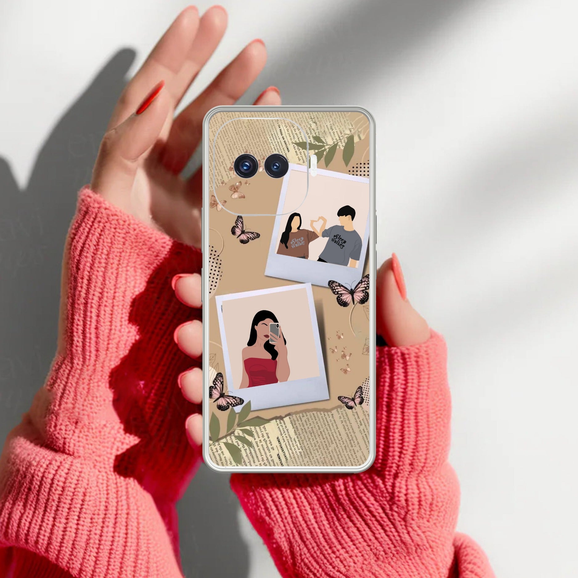 Creatistic Personlised  Photo Transparent Silicon Case For iQOO