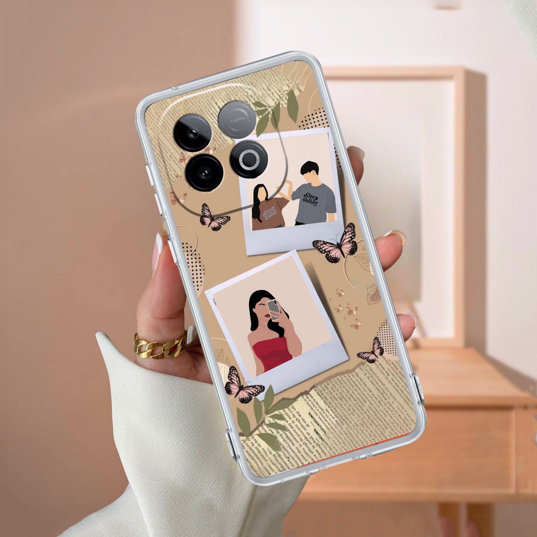 Creatistic Personlised  Photo Transparent Silicon Case For iQOO Neo 10 5G
