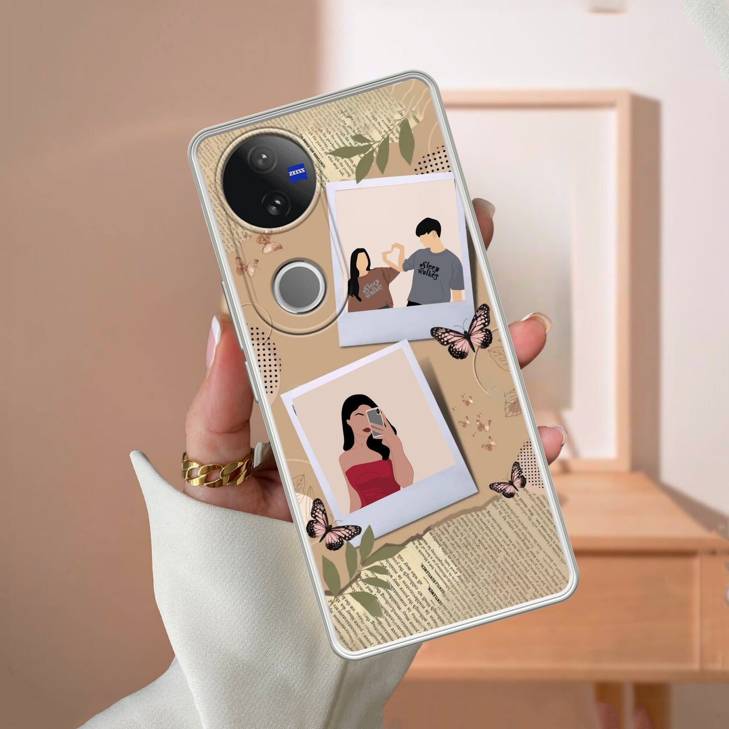 Creatistic Personlised  Photo Transparent Silicon Case For iQOO