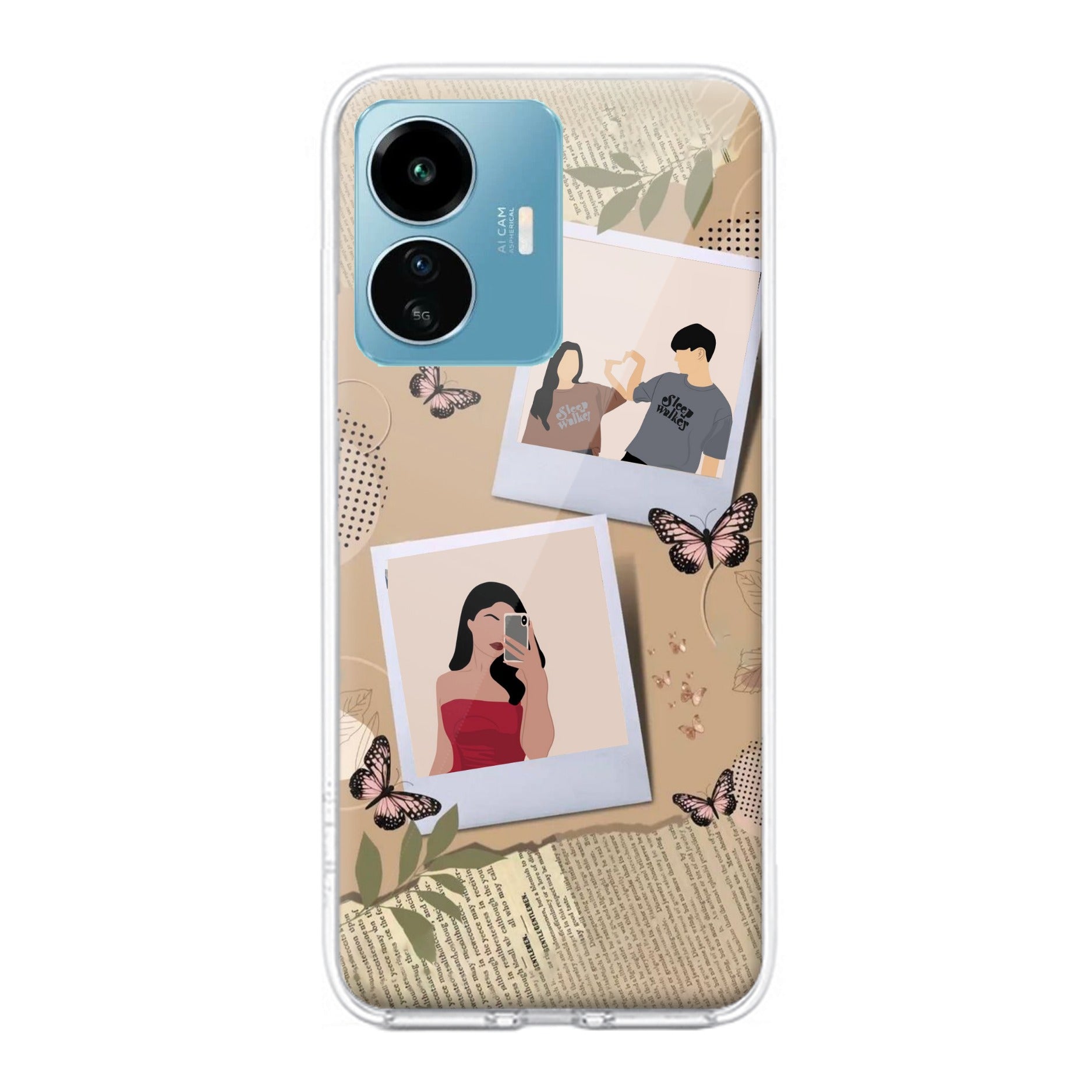 Creatistic Personlised  Photo Transparent Silicon Case For iQOO Z10x 5G
