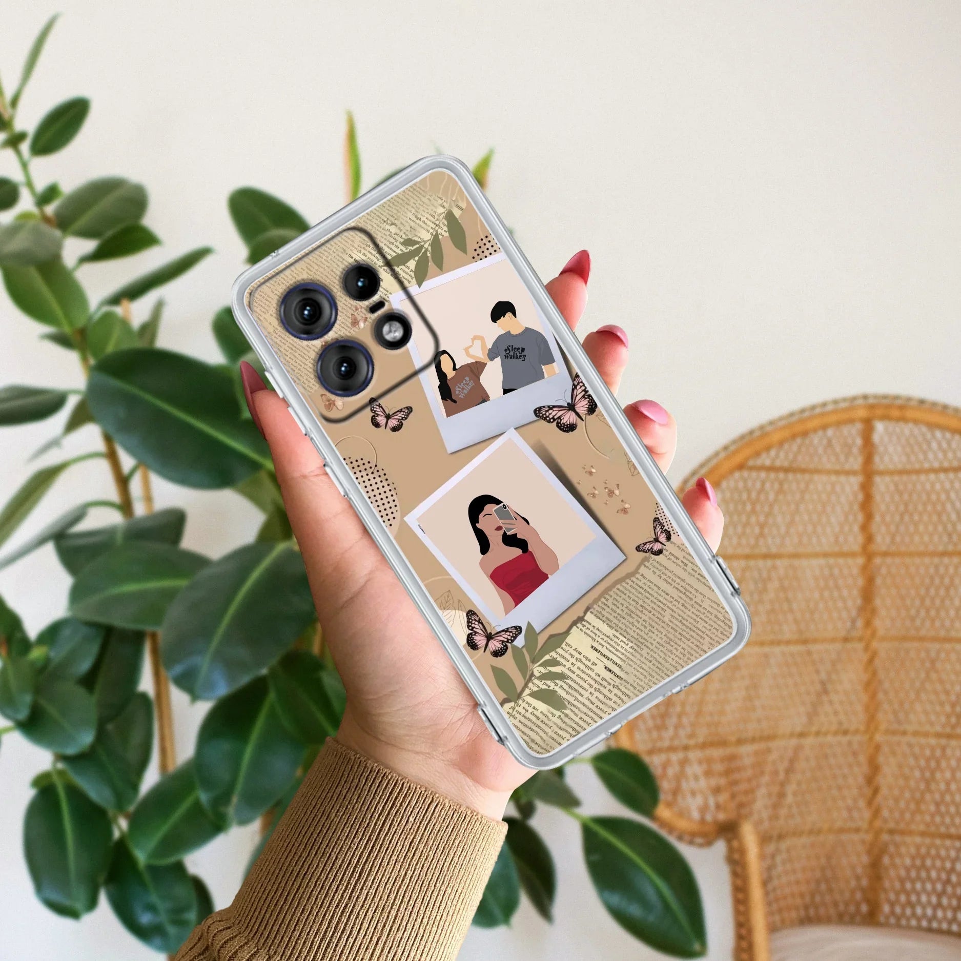 Creatistic Personlised Photo Transparent Silicon Case For Motorola - ShopOnCliQ