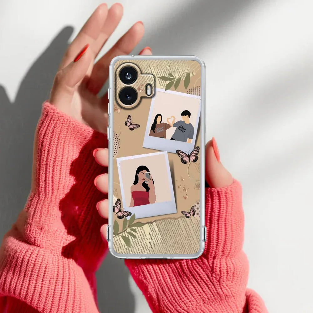 Creatistic Personlised Photo Transparent Silicon Case For Nothing - ShopOnCliQ