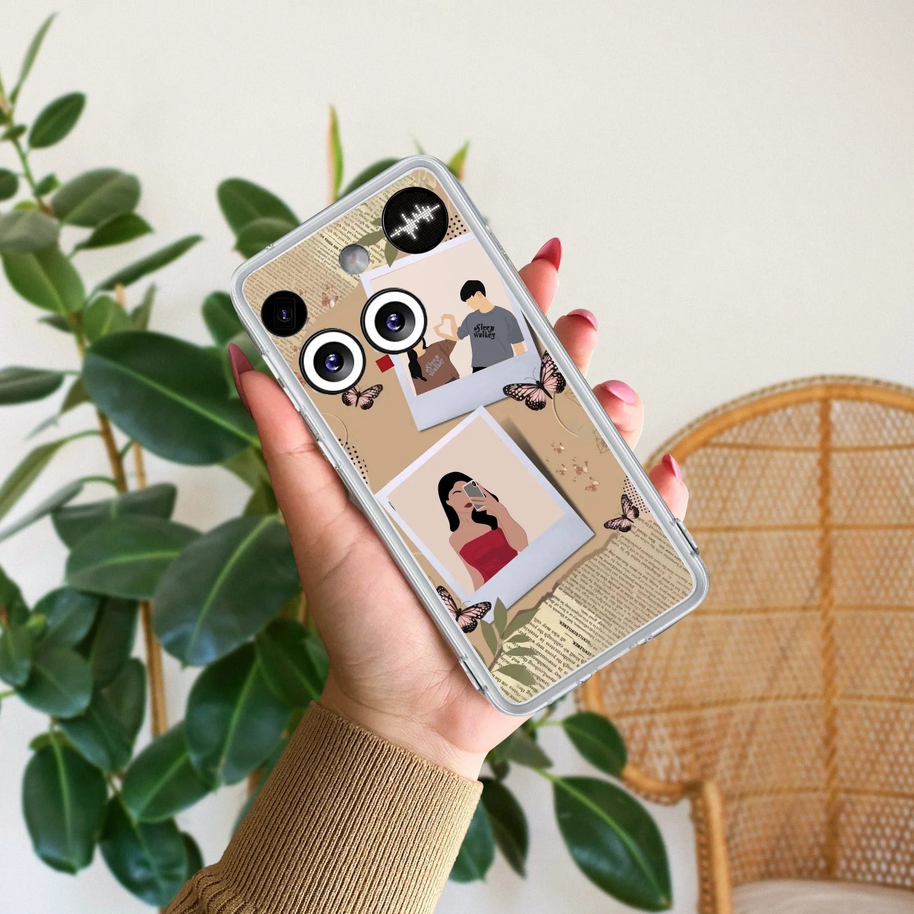 Creatistic Personlised Photo Transparent Silicon Case For Nothing - ShopOnCliQ