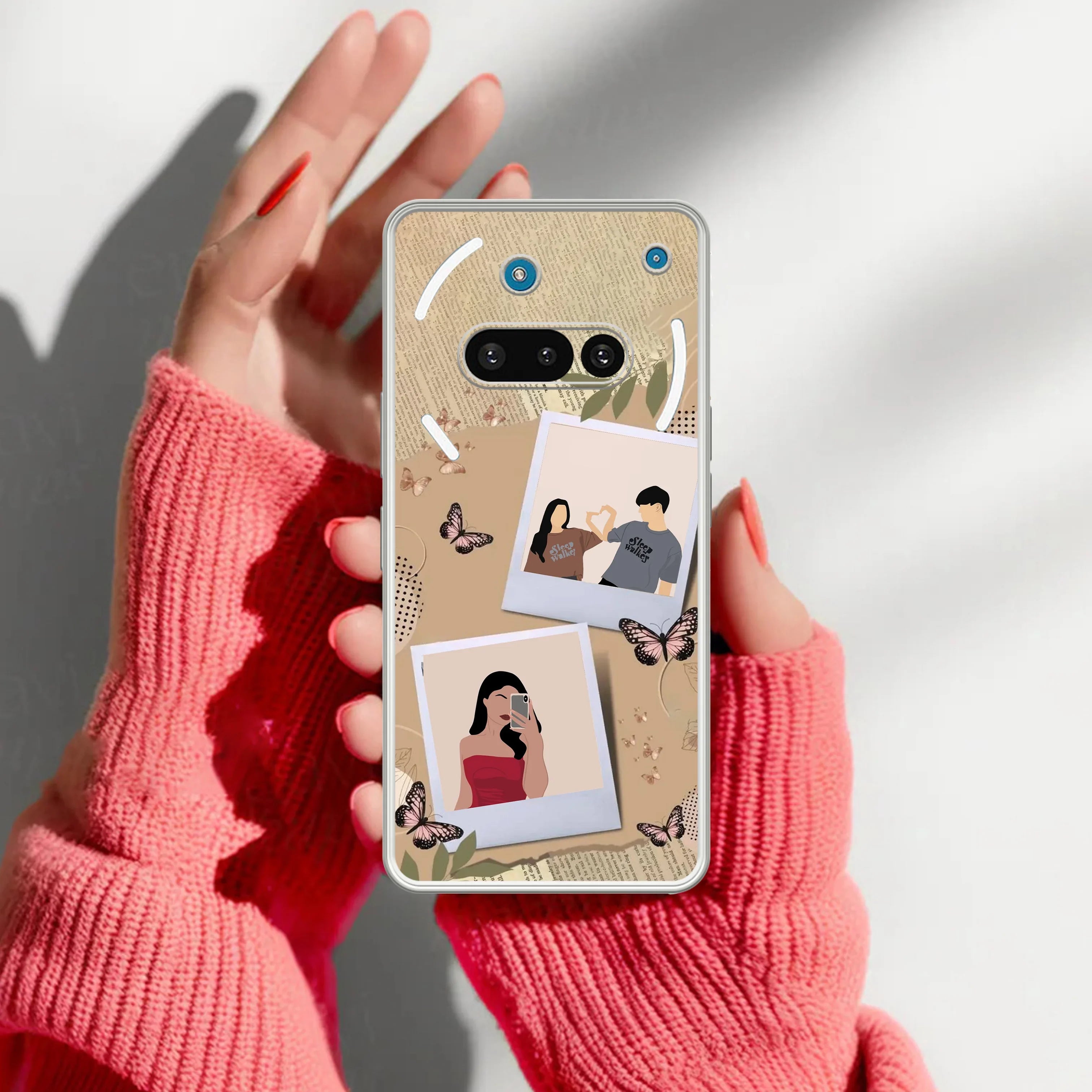 Creatistic Personlised Photo Transparent Silicon Case For Nothing - ShopOnCliQ