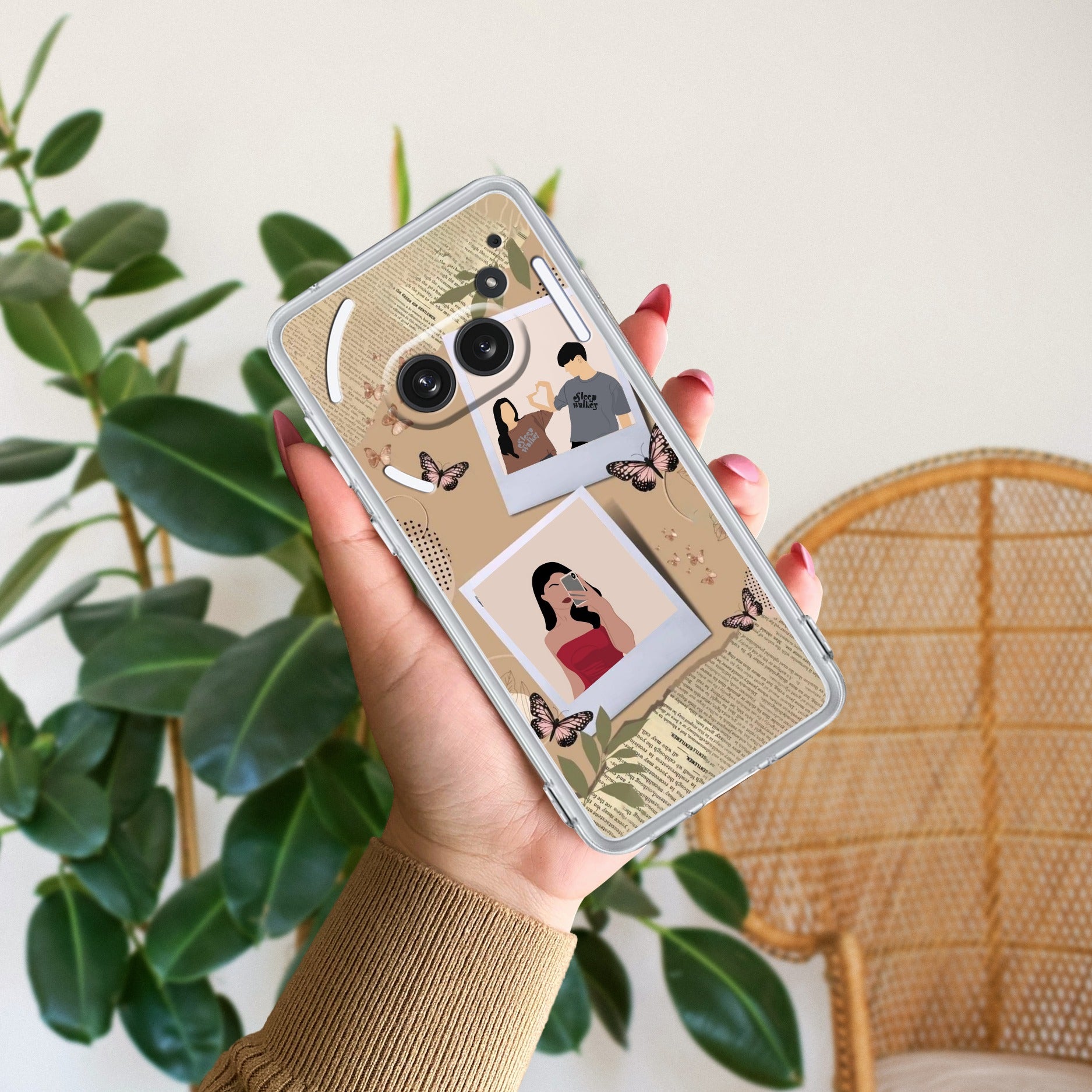 Creatistic Personlised  Photo Anti Yellow Case For Nothing Phone 2a Plus