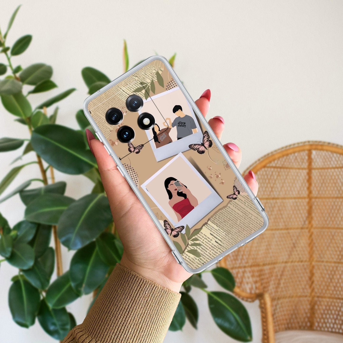 Creatistic Personlised  Photo Transparent Silicon Case For OnePlus