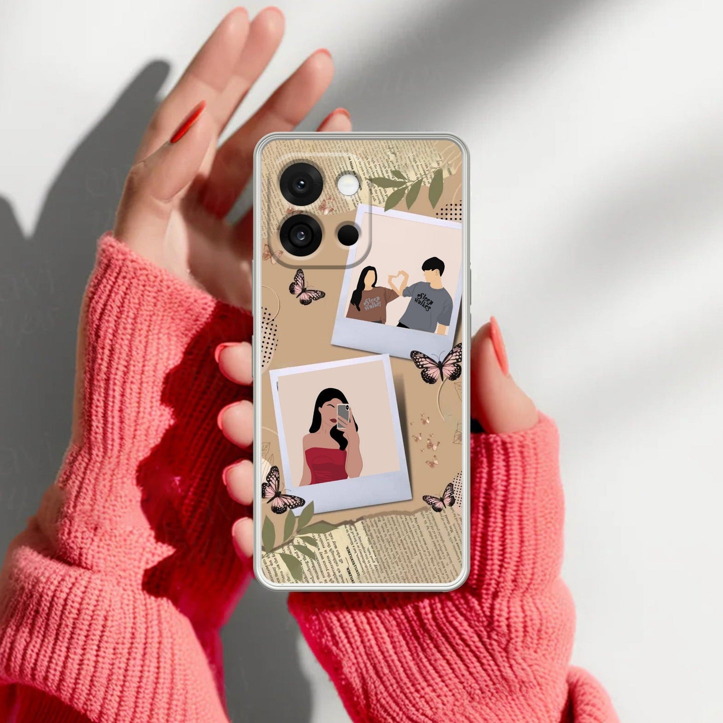 Creatistic Personlised  Photo Transparent Silicon Case For OnePlus