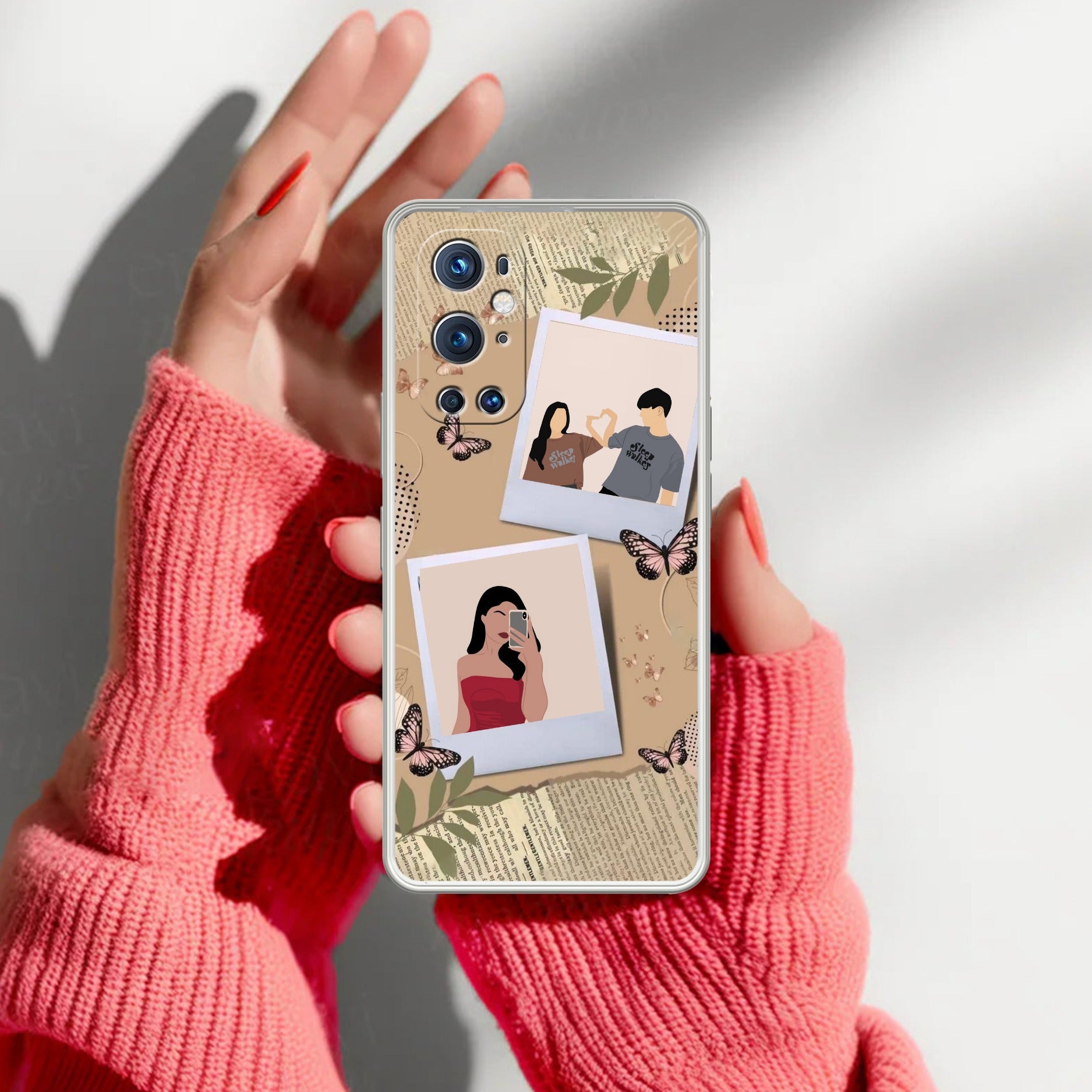 Creatistic Personlised  Photo Transparent Silicon Case For OnePlus