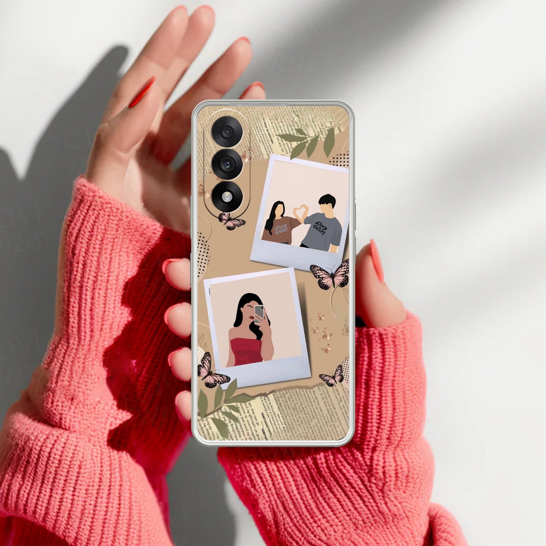 Creatistic Personlised  Photo Transparent Silicon Case For OnePlus Nord 5 5G